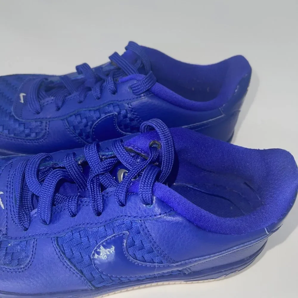 Nike Air Force 1 Low Woven 07 LV8 Concord Blue Women Size 6.5 Youth‎ 5